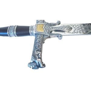 Spada Regelui Solomon Silver – Ediție de Lux Marto Toledo – Oțel AISI 440 – 120 cm - Img 6