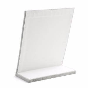 Suport Expunere Lănțișoare și Pandantive – Catifea – 11 Spații – 25 x 20 x 10,5 cm – Culori Negru/Gri – WZ1671 - Img 5