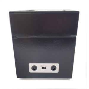 Watch Winder Negru Carbon cu Cusatura Rosie 2+0 - Img 3