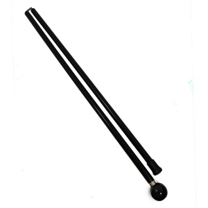 Baston Masonic Negru cu Simbol Echer și Compas – 140 cm – Sistem Culisant - Img 3