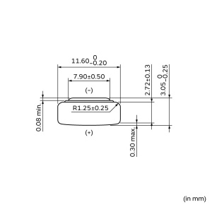 Baterie 390, 389, SR1130SW, Oxid Argint, 1.55V, Murata - Img 3