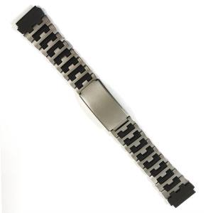 Brățară Ceas „Eclipse Bicolor” – Oțel Inoxidabil Argintiu & Negru (19mm) - Img 2