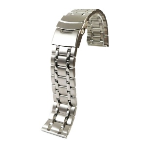Brățară Ceas „Titan Link” – Oțel Inoxidabil Argintiu, Model Masiv (24mm)