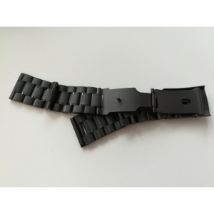 Bratara Ceas Neagra din Otel inoxidabil 12mm 14mm 16mm 18mm 20mm 22mm 24mm WZ803 - Img 2