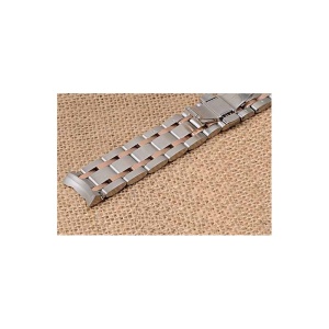 Bratara ceas otel inoxidabil 22mm capete curbate bicolora WZ1756 - Img 5