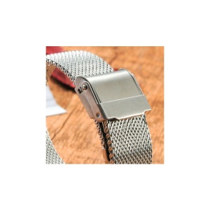 Bratara de ceas mash milaneza cu siguranta argintie 18mm 20mm 22mm WZ3022 - Img 3