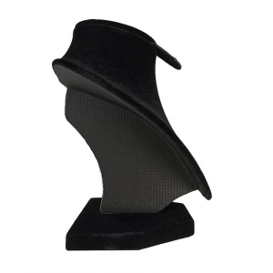 Bust expunere bijuterii negru din catifea BU4591 - Img 2