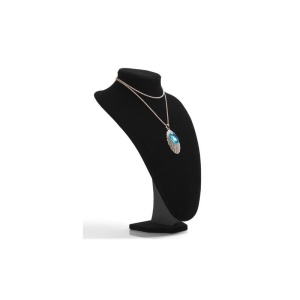 Bust expunere bijuterii negru din catifea WZ1631-XXL - Img 4