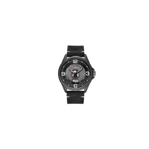 Ceas Bărbătesc CURREN M8305 – Design Modern – Carcasă Neagră 48 mm – Curea Piele Neagră