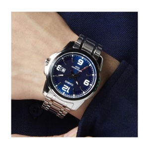 Ceas Casio Standard MTP-1314D-2AVDF – Stil Masculin și Cadran Albastru Hipnotic - Img 2