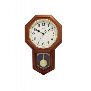 Ceas de perete cu pendulă RIKON RK-29 Dark Wood