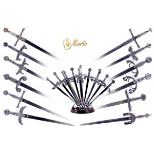 Colecția Exclusivă 12 Spade în Miniatură – Istorie și Legendă – Oțel Inoxidabil – Made in Spain - Img 2