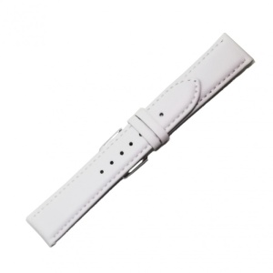 Curea Ceas „Arctic White” – Piele Naturală Mată (8mm - 24mm) - Img 2