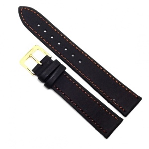 Curea Ceas „Brown Heritage” 2A1 – Piele Naturală Maro cu Cusătură Asortată (12mm - 22mm)