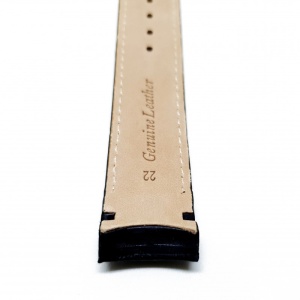 Curea Ceas „H-FIT” Curved End – Piele Naturală cu Capete Curbate (20mm, 22mm) - Img 4