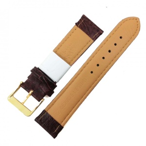 Curea Ceas 10mm, 20mm - Maro Piele Naturala Nagata WZ1910 - Img 4