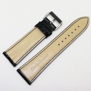 Curea Ceas Din Piele Neagra Imprimeu Crocodil 20mm 24mm WZ1037 - Img 4