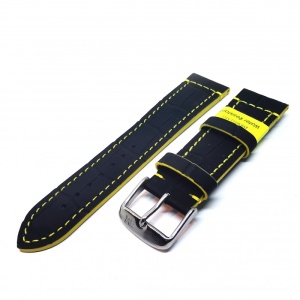 Curea ceas Morellato Water Resistant - Tricking Alligatore Rubber Calf - 22mm 24mm - A01X4910B44897CR - Img 3