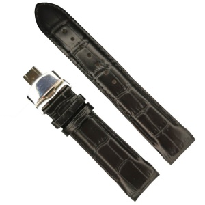 Curea ceas neagra din piele neagra / maro 18mm 19mm 20mm 21mm 22mm 23mm 24mm WZ963