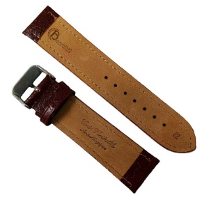 Curea Ceas Piele Naturala Maro 22mm WZ2177 - Img 2