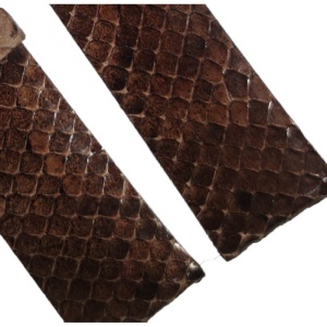 Curea Ceas Piele Șarpe Veritabilă – Hand Made în România – 20, 22, 24mm - Img 3