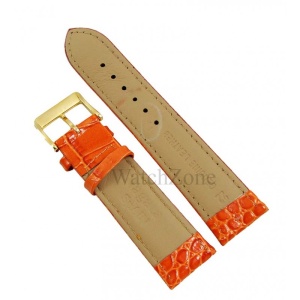 Curea ceas portocalie piele naturala NAGATA 20mm 22mm 24mm 26mm WZ1710 - Img 2