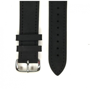 Curea Ceas Premium din Piele Full Grain – Black Stealth, Quick Release - Img 2