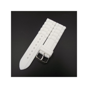 Curea ceas silicon alba 18mm 20mm 22mm 24mm WZ952