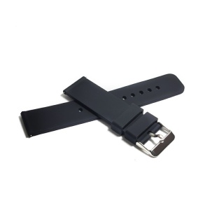 Curea Ceas Silicon Neagră 16mm, 18mm, 20mm, 22mm, 24mm - Img 2