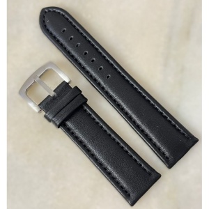 Curea ceas XL piele neagra 24mm 26mm WZ941 - Img 4