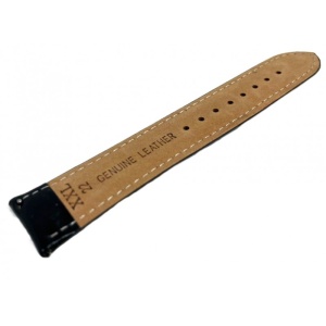 Curea Ceas XXL Piele Naturala Neagra 18mm 20mm 22mm 24mm WZ4459 - Img 2