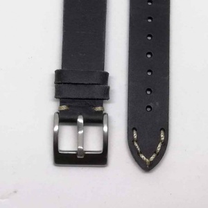 Curea de ceas bleumarin foarte inchis 18mm 20mm WZ353 - Img 2