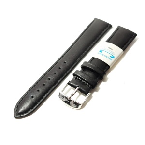 Curea de ceas culoare Neagra din piele naturala Matteo Ferari 10mm, 12mm, 14mm, 16mm, 18mm, 20mm, 22mm, 24mm WZ5164 - Img 4
