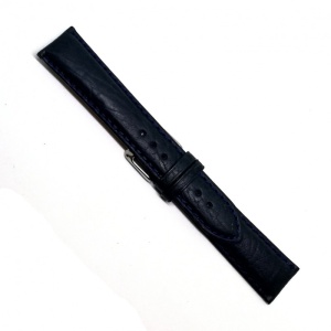 Curea de ceas din piele naturala anti-alergica Albastra 18mm 20mm 22mm - C3058-7D22 - Img 2