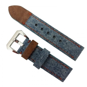 Curea de ceas din piele naturala - BlueJeans Light - 24 mm WZ2866