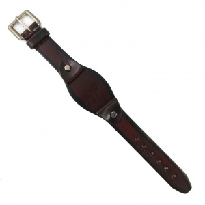 Curea de ceas din Piele Naturala - Culoare Maro Sunburst - 24mm - WZ3990