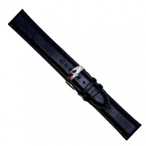 Curea de ceas din piele naturala neagra XL - 20mm, 22mm, 24mm - C3001 - Img 3