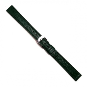 Curea de ceas din piele naturala verde - 12mm - C2989 - Img 2
