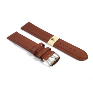 Curea de ceas Fleurus Maro din piele de vitel 20mm WZ4577 - Img 4