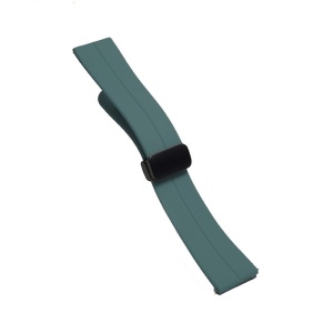 Curea de ceas Gri Petrol din silicon cu inchidere deployant magnetic 20mm, 22mm WZ5364