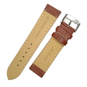 Curea de Ceas H-Craft – Maro Coniac – 22/20 mm – Quick-Release – Grosime 3 mm – Piele Naturală - Img 3