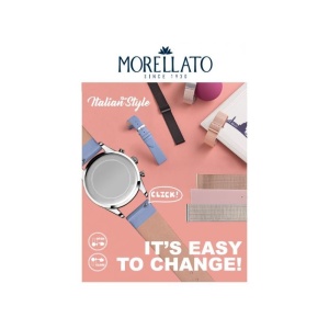 Curea de ceas maro Morellato Basic Collection (Easy Click) 20mm 22mm A01X5188C23041CR - Img 2