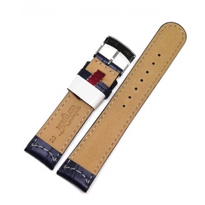 Curea de ceas Morellato - Albastra - Piele Vitel - 20mm 22mm - A01U3882A59064CR - Img 2