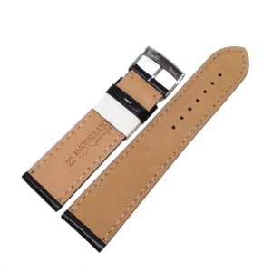 Curea de ceas Morellato Gaudi Cuoio Prestige - Culoare Neagra - 22mm - A01X4810947019CR - Img 2