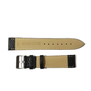 Curea de ceas Neagra din Piele Naturala 18mm, 20mm, 22mm GR205 - Img 3