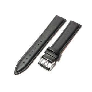 Curea de ceas Neagra din piele naturala 20mm 22mm GR680 - Img 4