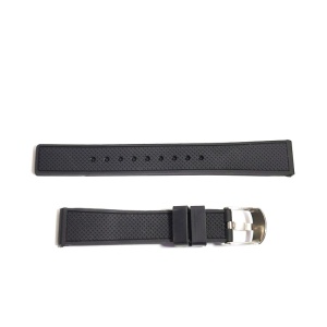 Curea de ceas Neagra din Silicon 16mm - Img 3