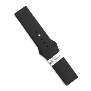 Curea de ceas Neagra Morellato System (EC) Silicon - 18mm, 20mm, 22mm - Img 4