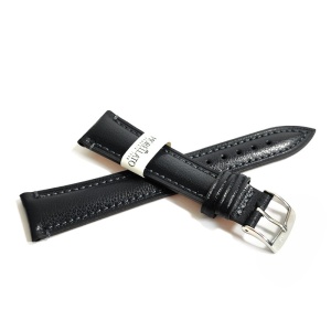 Curea de ceas Neagra Morellato Tradition Coated Leather - 18mm, 20mm - Img 2