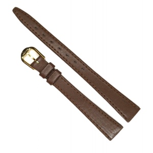 Curea de Ceas Piele Maro Închis – 10/12 mm – Lungime S (7+10 cm) – Grosime 2 mm – Două Straturi
